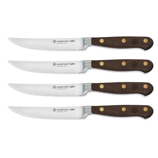Wusthof Crafter set 4 steak knives 12 cm. Wood - Buy now on ShopDecor - Discover the best products by WÜSTHOF design