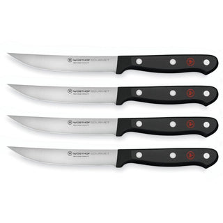 Wusthof Gourmet set 4 steak knives black - Buy now on ShopDecor - Discover the best products by WÜSTHOF design