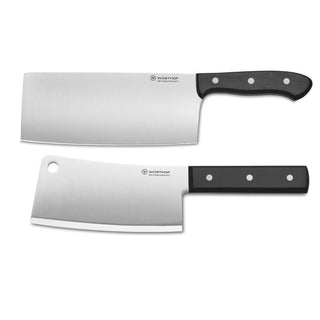 Wusthof Gourmet set chinese chef's knife & knife sharpener cleaver black - Buy now on ShopDecor - Discover the best products by WÜSTHOF design