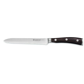 Wusthof Ikon sausage knife 14 cm. african black - Buy now on ShopDecor - Discover the best products by WÜSTHOF design
