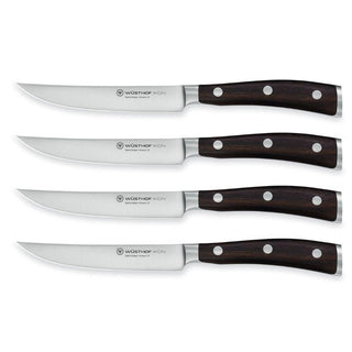Wusthof Ikon set 4 steak knives african black - Buy now on ShopDecor - Discover the best products by WÜSTHOF design