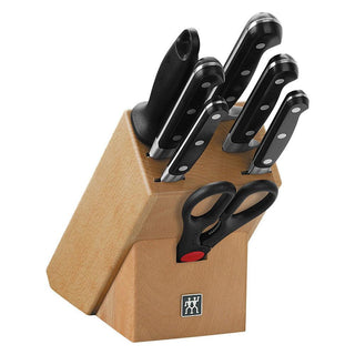 Zwilling Professional "S" Knives Natural Wood Block Set of 8 pieces - Buy now on ShopDecor - Discover the best products by ZWILLING design